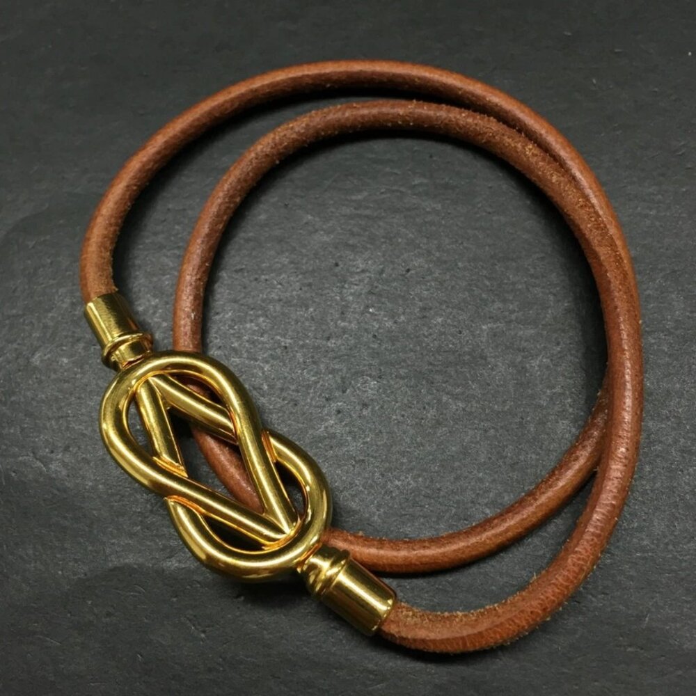 Hermès Atame Double Wrap Bracelet/Choker